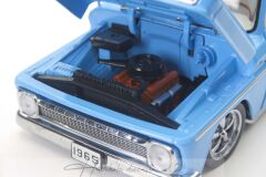 Chevrolet C-10 Styleside Pickup Lowrider - Blue  1965 Sunstar 1:18 Diecast