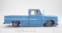 Chevrolet C-10 Styleside Pickup Lowrider - Blue  1965 Sunstar 1:18 Diecast