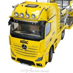 Mercedes Benz Actros 1025/02 Lohr Çekici - 6'lı Araç Taşıyıcı Yellow 2021 NZG   1:18 Diecast