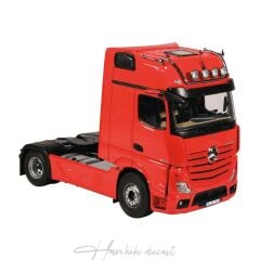Mercedes Benz Actros1025/10 Lohr Çekici - 6'lı Araç Taşıyıcı Red NZG   1:18 Diecast