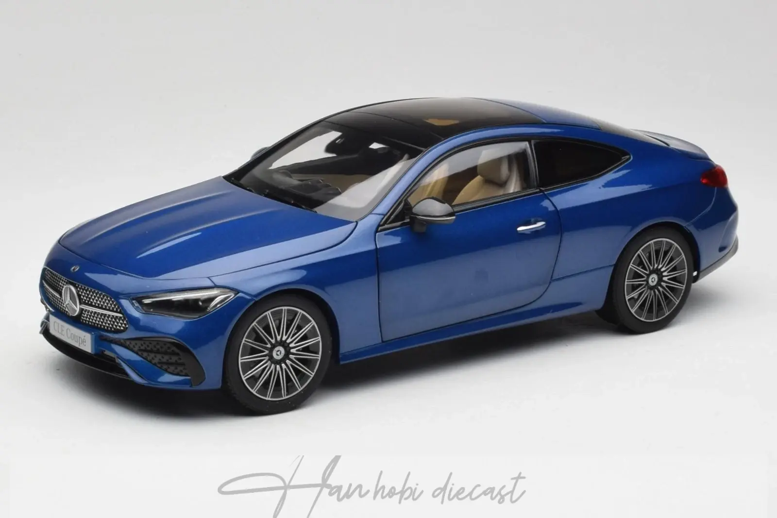 Mercedes Benz CLE Coupe Blue C236 Norev 1:18 Diecast