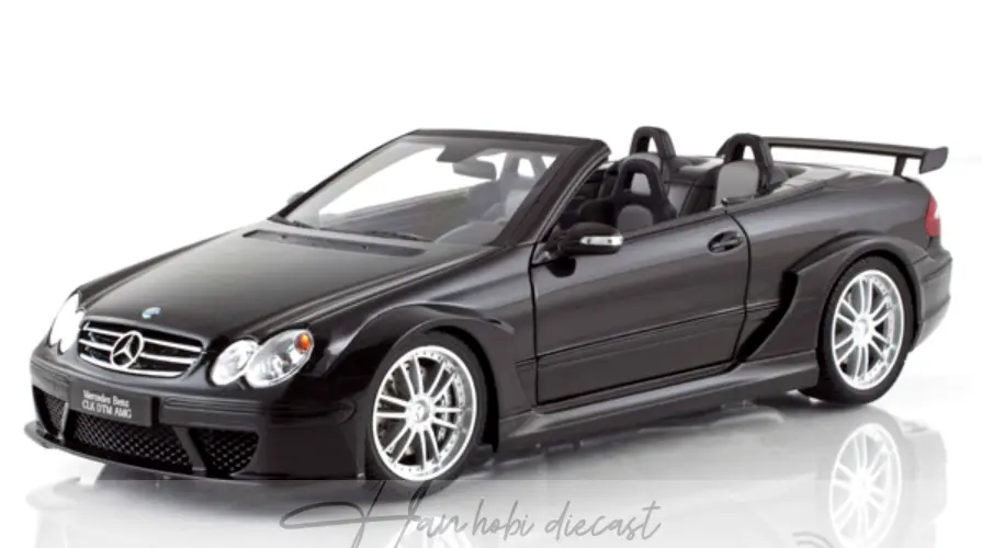 Mercedes Benz CLK DTM AMG Cabrio Black Kyosho 1:18 Diecast