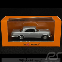 Mercedes Benz 280 SE W111 Silver Coupe 1970 Minichamps 1:43 Diecast
