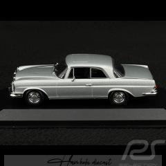 Mercedes Benz 280 SE W111 Silver Coupe 1970 Minichamps 1:43 Diecast