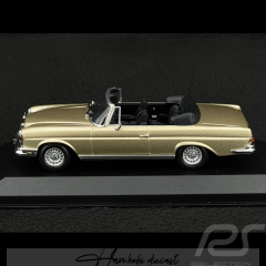 Mercedes Benz 280 SE W111 Gold Caprio 1970 Maxichamps 1:43 Diecast
