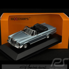 Mercedes Benz 280 SE W111 Blue Caprio 1970 Minichamps 1:43 Diecast