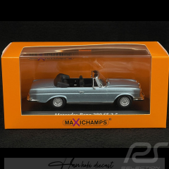 Mercedes Benz 280 SE W111 Blue Caprio 1970 Minichamps 1:43 Diecast
