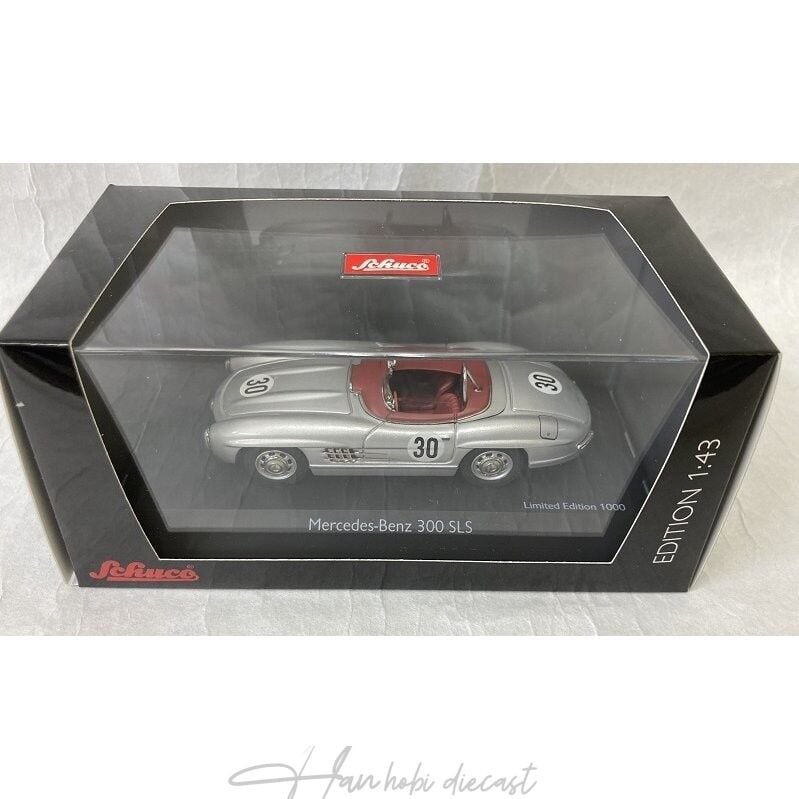 Mercedes Benz 300 Sls Grey Schuco 1:43 Diecast
