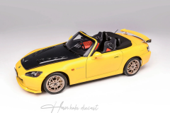 1/18 Motorhelix Honda S2000(AP2) MUGEN New Indy Yellow Pearl