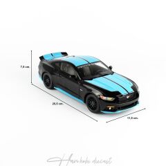 2015 Ford Mustang Petty's Garage,AutoWorld  1/18 Ölçek