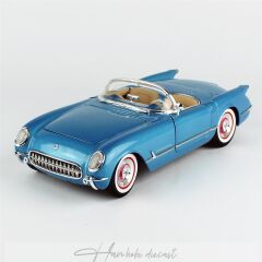 1954 Chevrolet Corvette Convertible AutoWorld 1/18 Blue