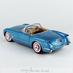 1954 Chevrolet Corvette Convertible AutoWorld 1/18 Blue