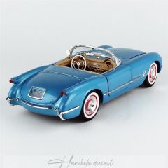 1954 Chevrolet Corvette Convertible AutoWorld 1/18 Blue