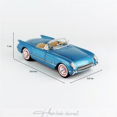 1954 Chevrolet Corvette Convertible AutoWorld 1/18 Blue
