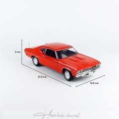 1969 Chevrolet Chevelle COPO AutoWorld 1/18 Ölçek