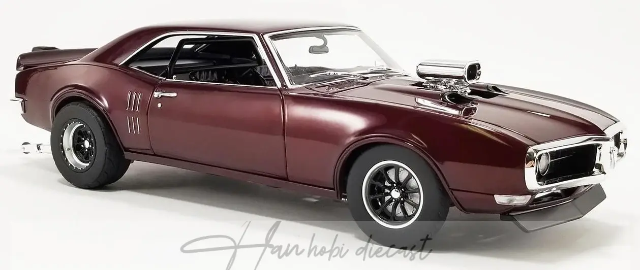 1/18 1968 Pontiac Firebird Drag Outlaws ACME Metallic Maroon