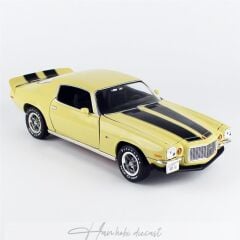 1972 Chevrolet Camaro Z/28 RS AutoWorld 1/18 Ölçek Yellow