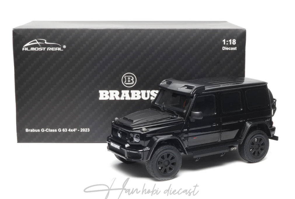 Mercedes-Benz G63 4x4 1:18 Almost Real (Obsidian Black)