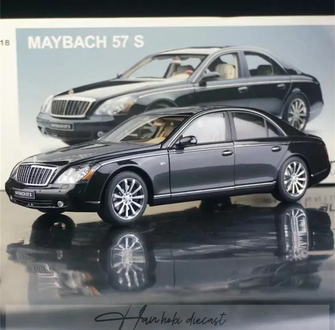 1/18 Autoart 2005 Maybach 57 S Black