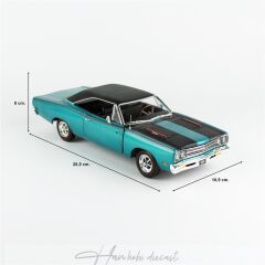 1969 Plymouth Road Runner Hardtop  AutoWorld 1/18 Ölçek