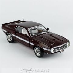 1969 Shelby GT500 Mustang 2+2, Bordo AutoWorld  1/18 Ölçek