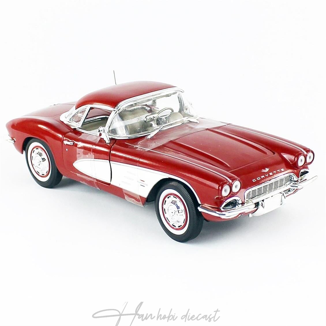 1961 Chevy Corvette Convertible,AutoWorld 1/18 Ölçek