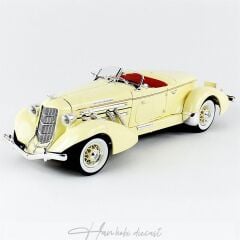 1935 Auburn 851 Speedster,AutoWorld 1/18 Ölçek Cream