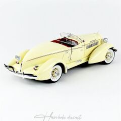 1935 Auburn 851 Speedster,AutoWorld 1/18 Ölçek Cream
