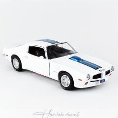 1971 Pontiac Firebird Trans Am, AutoWorld 1/18 Ölçek White