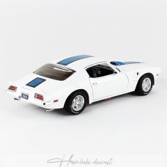 1971 Pontiac Firebird Trans Am, AutoWorld 1/18 Ölçek White