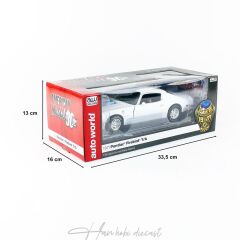 1971 Pontiac Firebird Trans Am, AutoWorld 1/18 Ölçek White