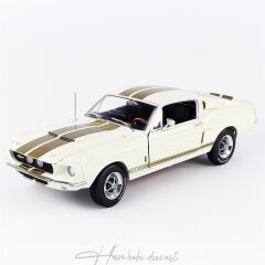 1967 Shelby GT-350,AutoWorld 1/18 Ölçek Wimbledon White