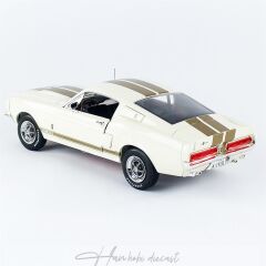 1967 Shelby GT-350,AutoWorld 1/18 Ölçek Wimbledon White
