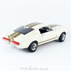 1967 Shelby GT-350,AutoWorld 1/18 Ölçek Wimbledon White