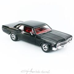 1966 Chevy Biscayne Nickey,AutoWorld 1/18 Ölçek Black