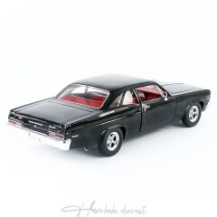 1966 Chevy Biscayne Nickey,AutoWorld 1/18 Ölçek Black