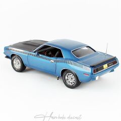 1970 Plymouth AAR Cuda 3406,AutoWorld 1/18 Ölçek Blue