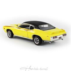 1969 Pontiac GTO Judge,AutoWorld  1/18 Ölçek Goldenrod Yellow