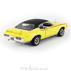 1969 Pontiac GTO Judge,AutoWorld  1/18 Ölçek Goldenrod Yellow