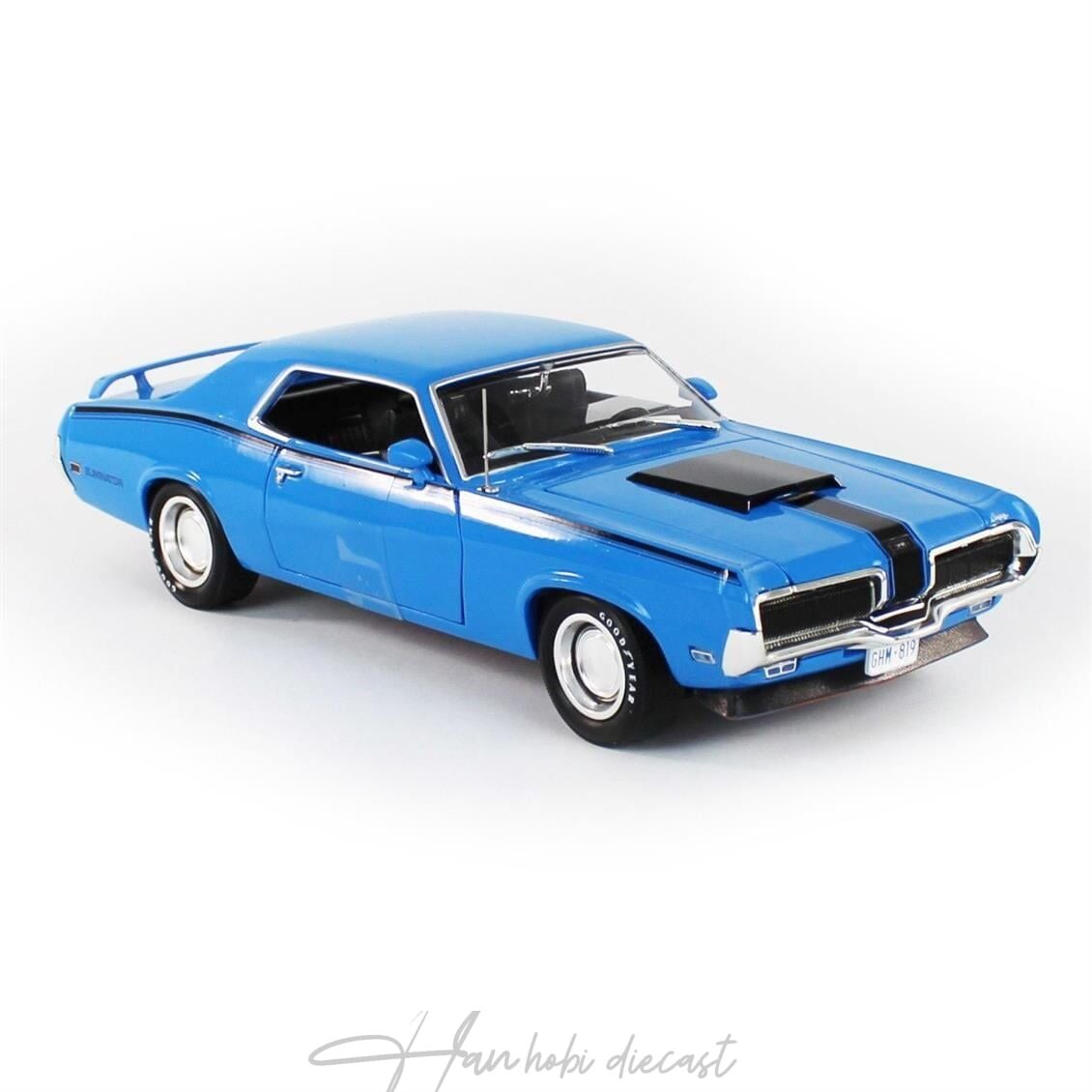 1970 Mercury Cougar Hardtop (MCACN)AutoWorld 1/18 Blue