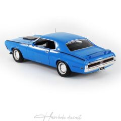 1970 Mercury Cougar Hardtop (MCACN)AutoWorld 1/18 Blue