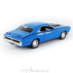 1970 Mercury Cougar Hardtop (MCACN)AutoWorld 1/18 Blue
