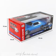 1970 Mercury Cougar Hardtop (MCACN)AutoWorld 1/18 Blue