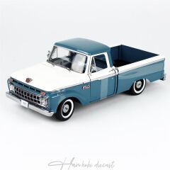 1965 Ford F-100 PİCKUP Sunstar 1/18 ölçek Mavi-Beyaz
