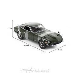 1970 Fairlady Z (S30),Sunstar 1/18 Ölçek Koyu Yeşil