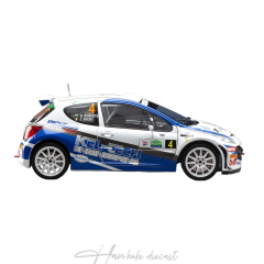Peugeot 207 S2000, C.Breen/G.Roberts,Sunstar 1/18 Ölçek