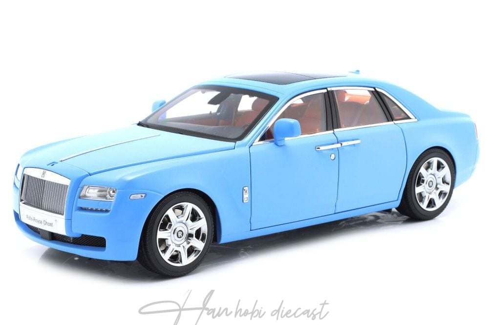 ROLLS Royce Ghost 2011 Matt Light Blue - Kyosho Scale 1:18