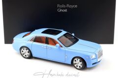 ROLLS Royce Ghost 2011 Matt Light Blue - Kyosho Scale 1:18