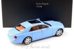 ROLLS Royce Ghost 2011 Matt Light Blue - Kyosho Scale 1:18