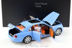 ROLLS Royce Ghost 2011 Matt Light Blue - Kyosho Scale 1:18